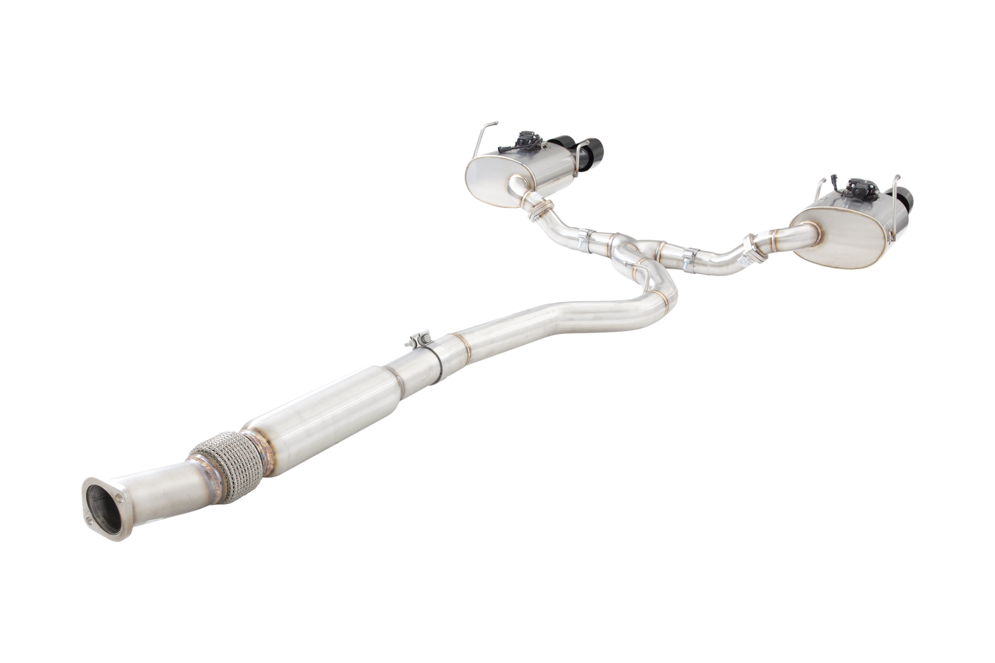 Subaru WRX / STI G3, VA Sedan Varex WR Valved Cat Back Exhaust with Black Tips