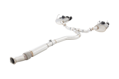 Subaru WRX / STI G3, VA Sedan Varex WR Valved Cat Back Exhaust with Black Tips