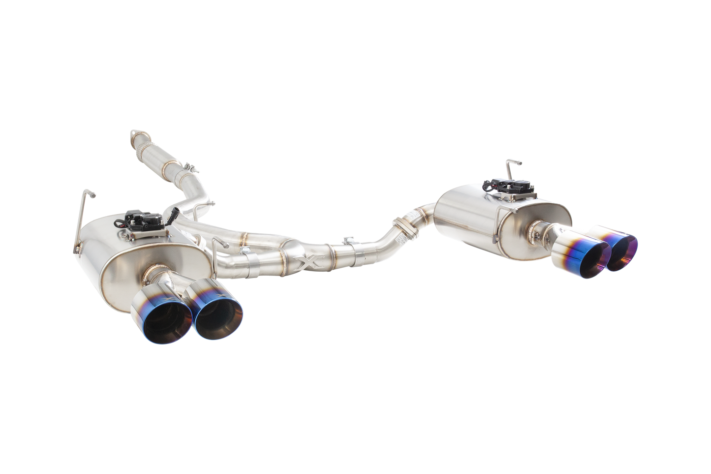 Subaru WRX / STI G3, VA Sedan Varex WR Valved Cat Back Exhaust with Burnt Blue Tips