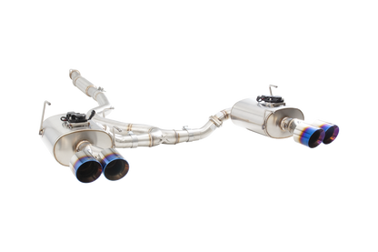 Subaru WRX / STI G3, VA Sedan Varex WR Valved Cat Back Exhaust with Burnt Blue Tips
