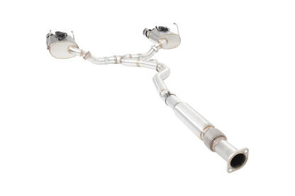 Subaru WRX / STI G3, VA Sedan Varex WR Valved Cat Back Exhaust with Burnt Blue Tips