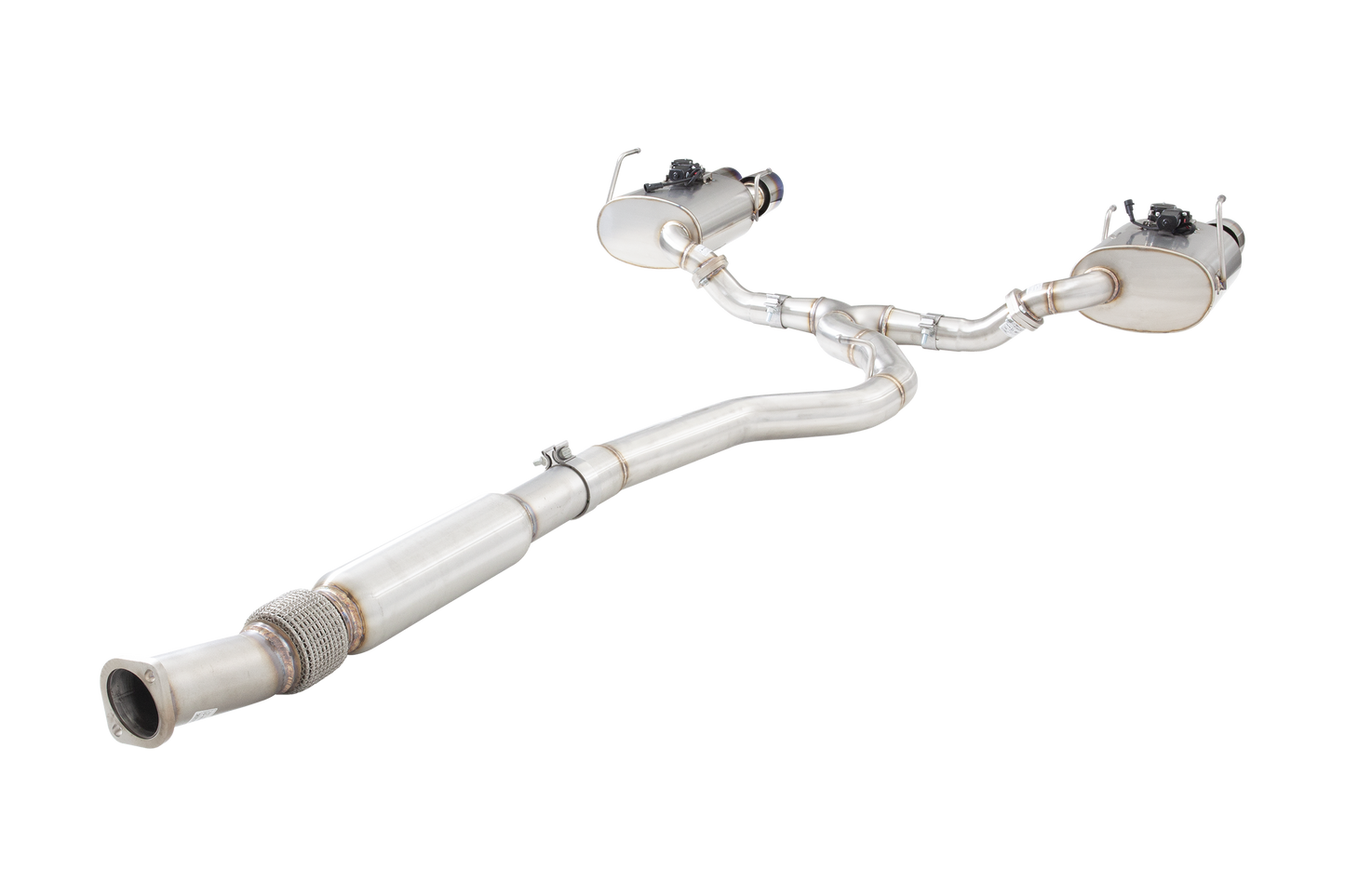 Subaru WRX / STI G3, VA Sedan Varex WR Valved Cat Back Exhaust with Burnt Blue Tips