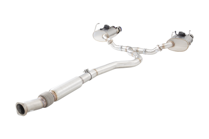 Subaru WRX / STI G3, VA Sedan Varex WR Valved Cat Back Exhaust with Burnt Blue Tips