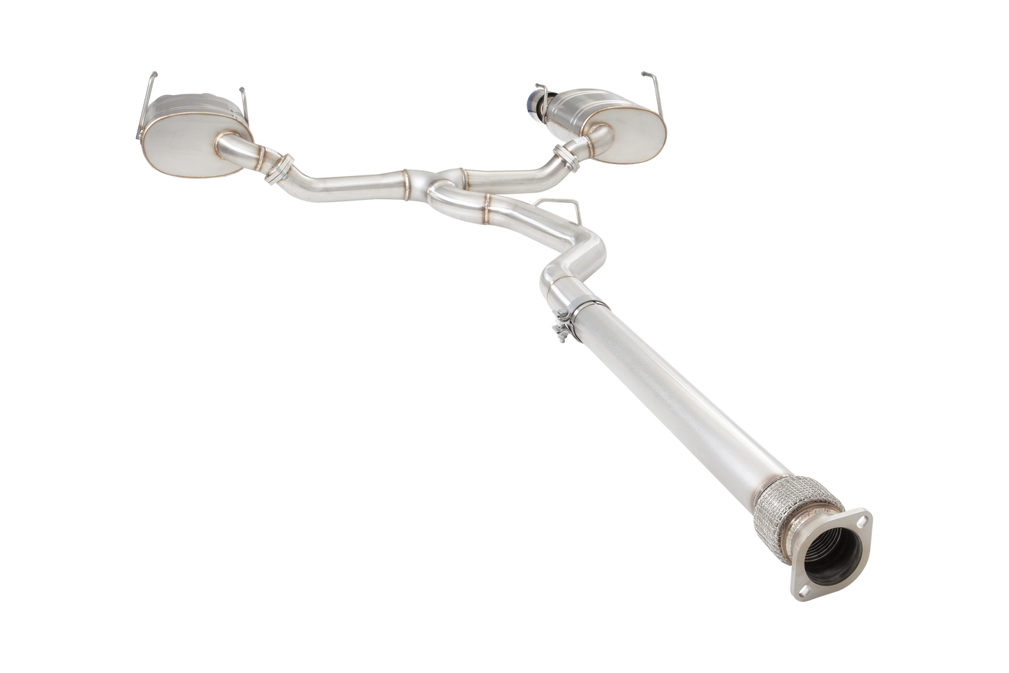 Subaru WRX Sedan VB Cat Back Exhaust System with Burnt Blue Tips