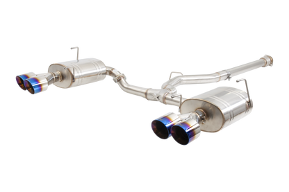 Subaru WRX Sedan VB Cat Back Exhaust System with Burnt Blue Tips