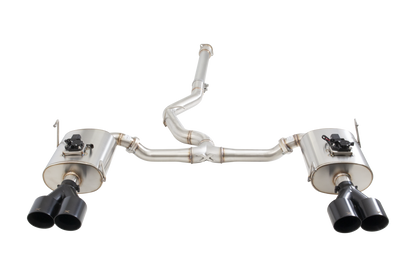 SUBARU WRX SEDAN VB Varex WR Valved Cat Back Exhaust System with Black Tips