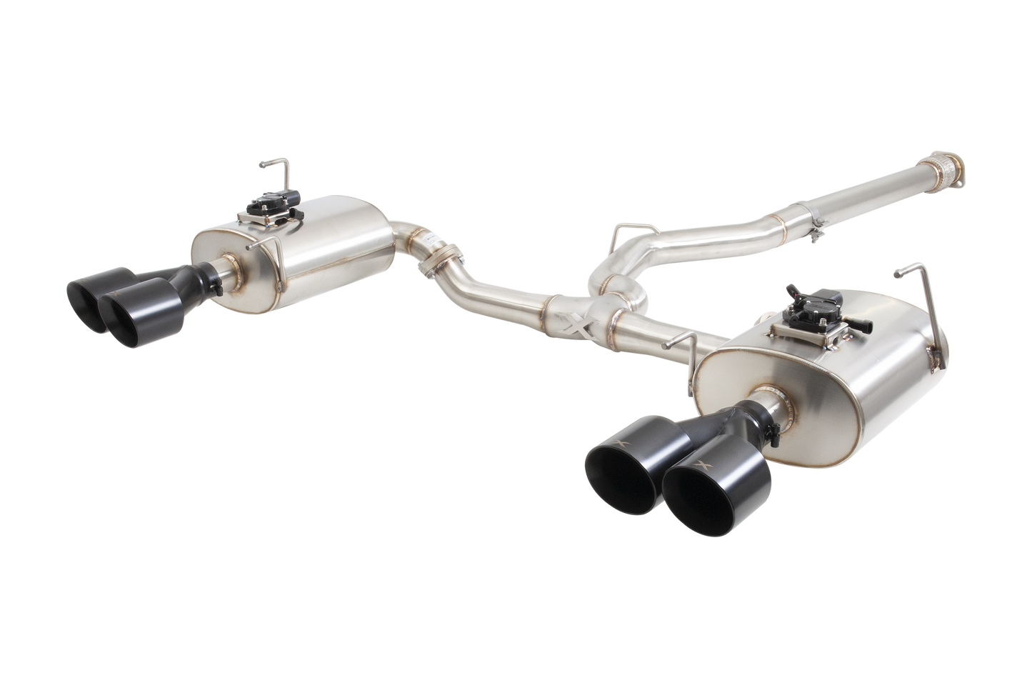 SUBARU WRX SEDAN VB Varex WR Valved Cat Back Exhaust System with Black Tips
