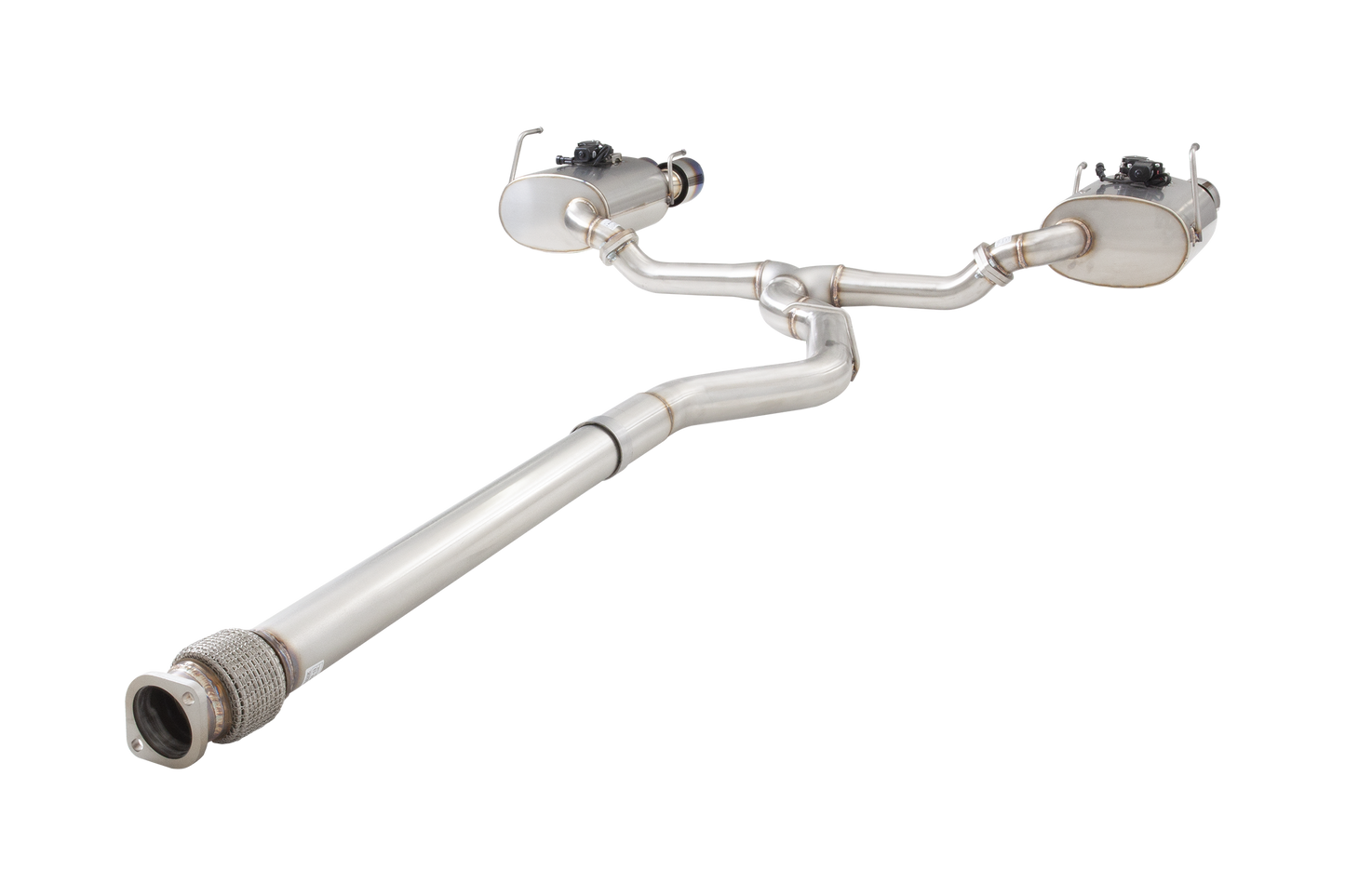 SUBARU WRX SEDAN VB Varex WR Valved Cat Back Exhaust System with Burnt Blue Tips