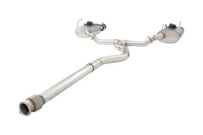 SUBARU WRX SEDAN VB Varex WR Valved Cat Back Exhaust System with Burnt Blue Tips