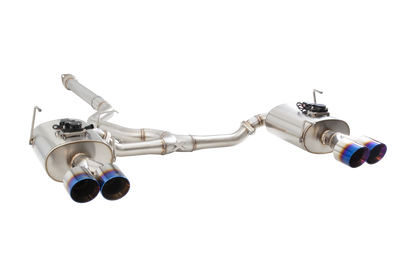 SUBARU WRX SEDAN VB Varex WR Valved Cat Back Exhaust System with Burnt Blue Tips