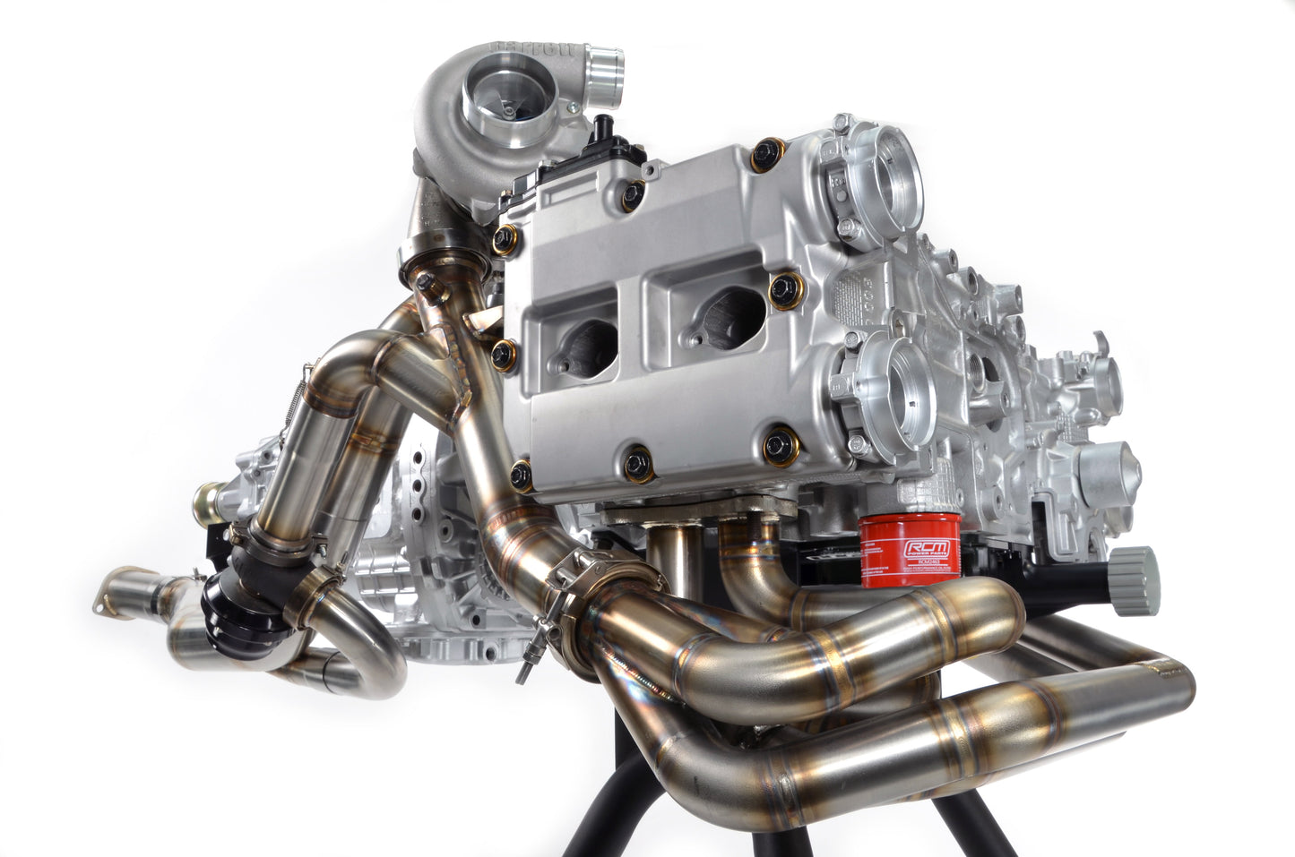 RCM Motorsport V-Band Rotated Turbo Pipework Kit-Garrett Turbo Fitment-1992-2000 Impreza