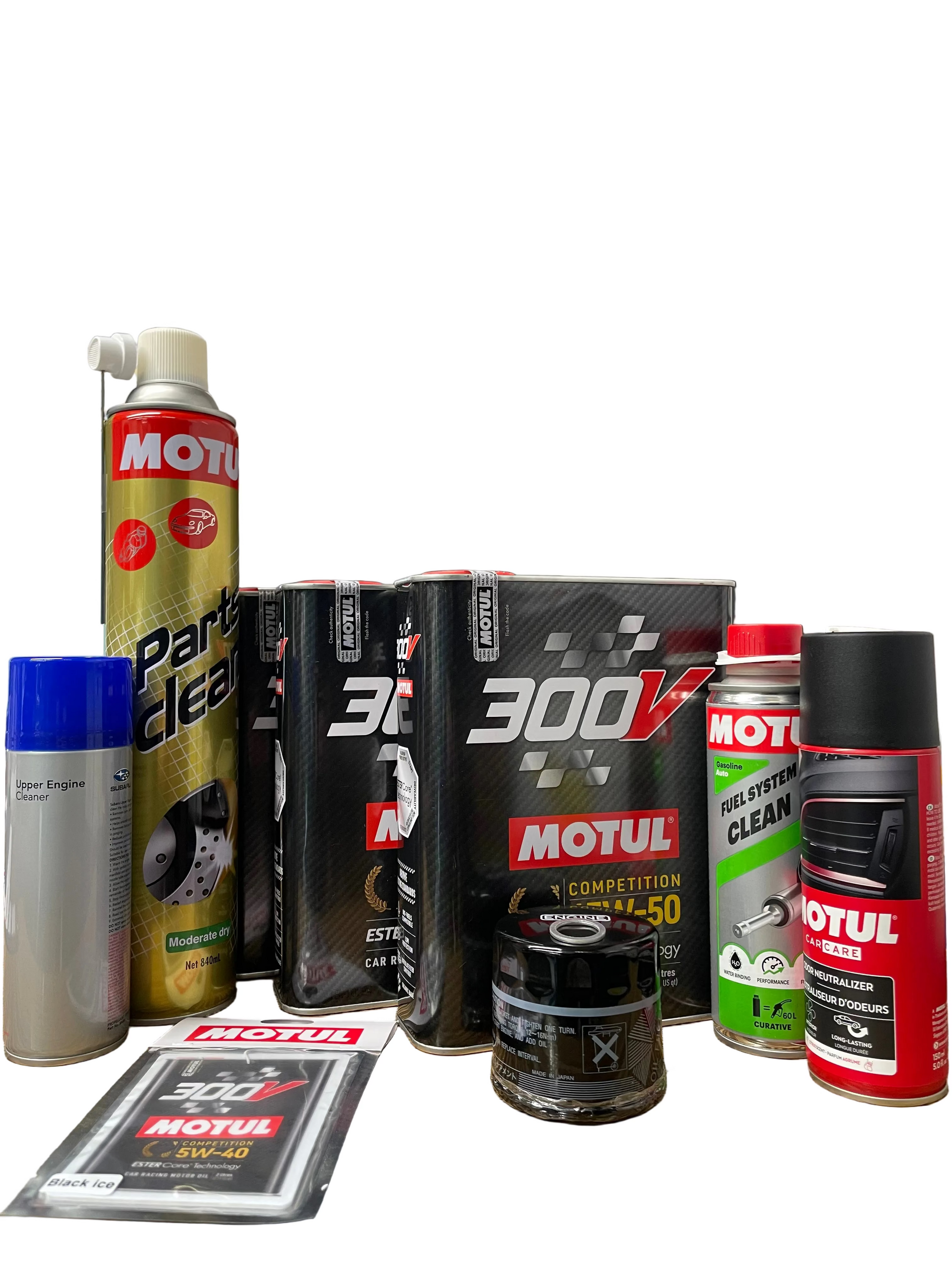 GIR Motul Premium Subaru Service Kit with Motul engine oil, oil filter and service essentials