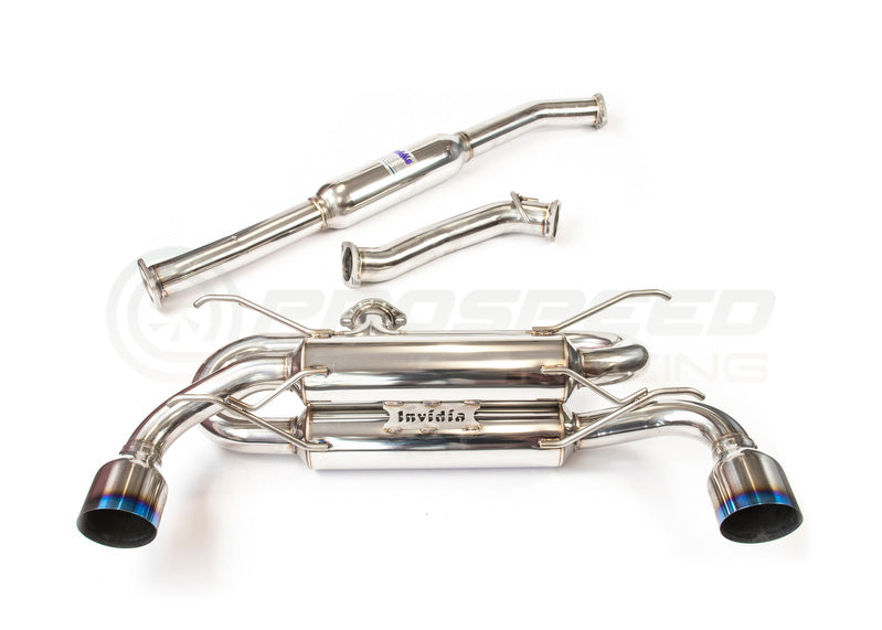 Invidia R400 70mm Cat Back Exhaust w/Ti Tips - Subaru BRZ & Toyota 86 12-21, 22+