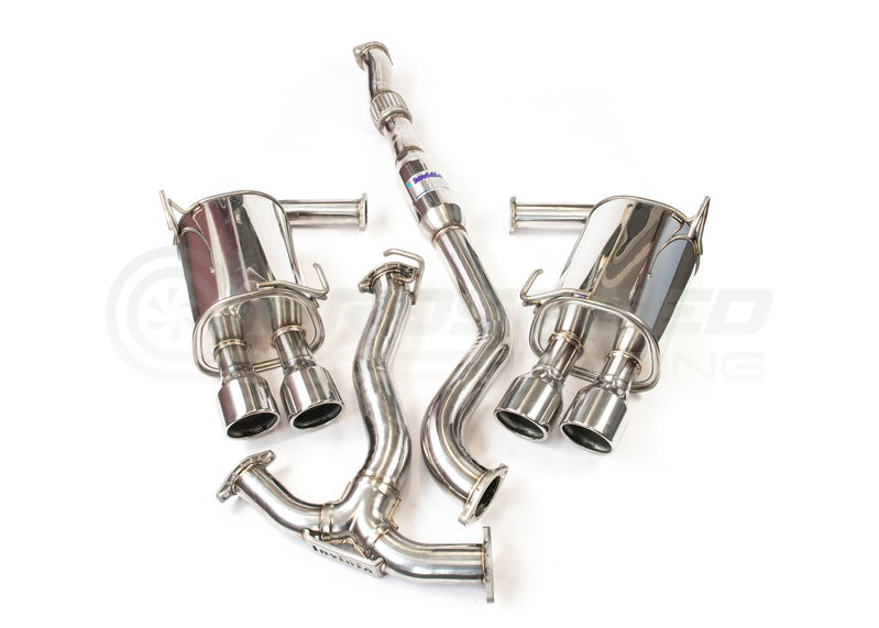 Invidia Q300 Cat Back Exhaust w/SS Rolled Tips - Subaru WRX/STI 11-20