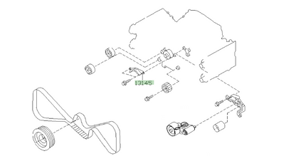 Genuine Subaru Timing Belt Guide