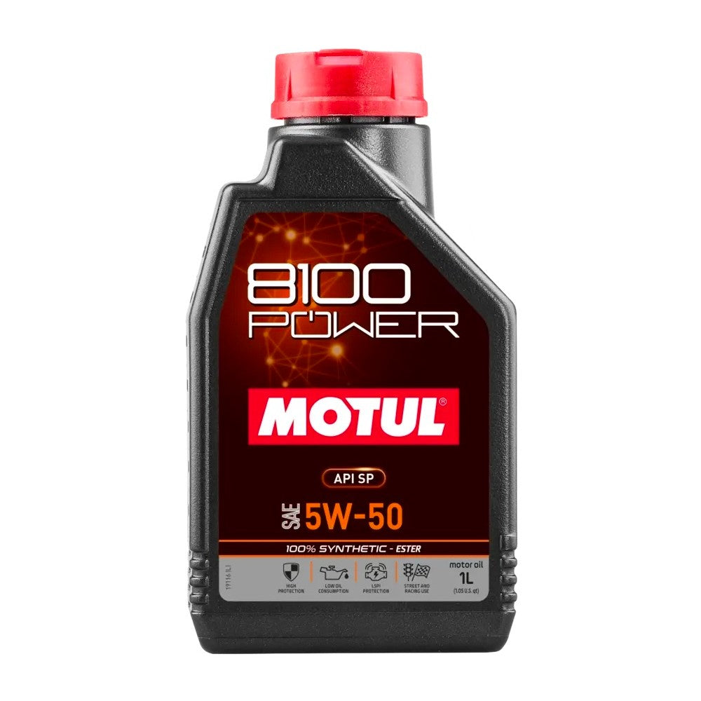 Motul 8100 Power 5W-50 100% Synthetic - ESTER