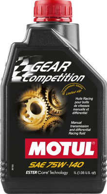 Motul Gear Competition 75W-140 – Race Proven Differential & Transmission Fluid