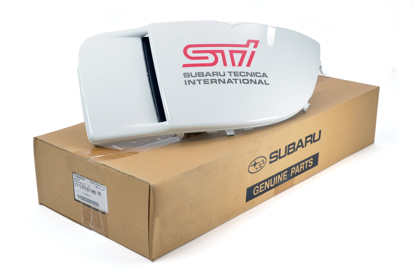 Subaru Right & Left Hand Fog Lamp Cover Pair - 51E White MY2003-2005