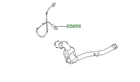 Genuine Subaru Lambda / Oxygen Sensor 1996 - 2001