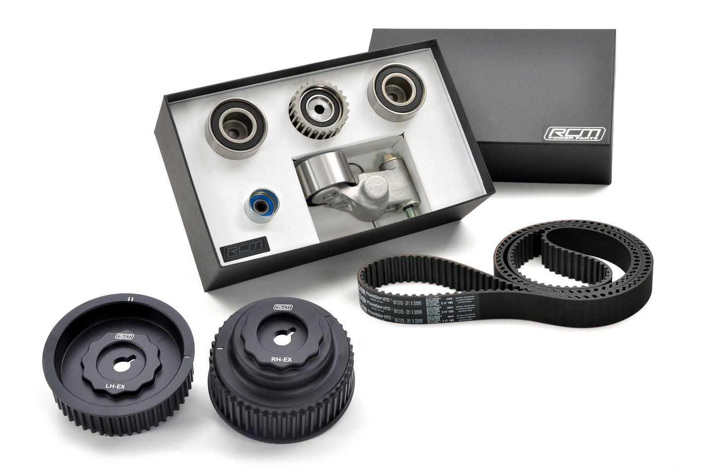 RCM - Gates Timing Belt & RCM Alloy Camshaft Pulley Upgrade Kit 99-02MY EJ20/22/25