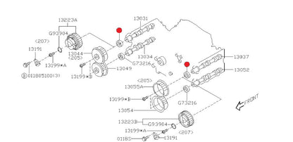 Camshaft Oil Seal VVT V7+