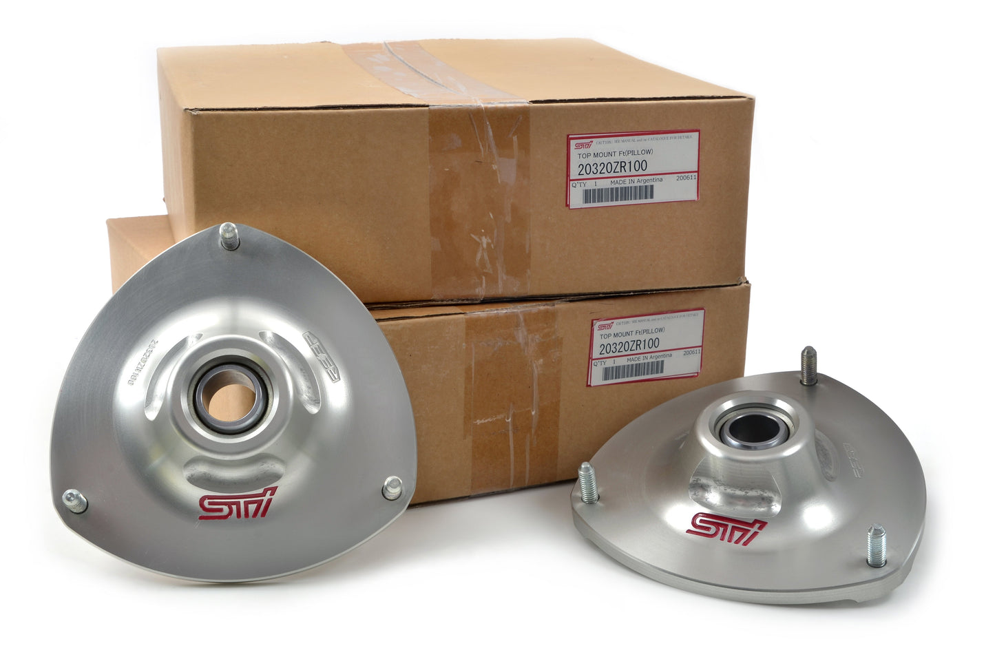 STI Alloy Spherical Bearing Group N Front Strut Top Mount 2008+ Pair
