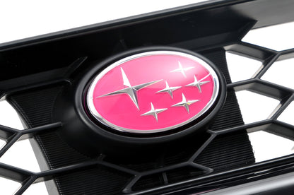 Subaru STI Pink Stars Front Grille Badge - GC8
