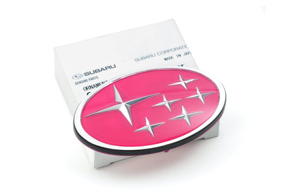 Subaru STI Pink Stars Front Grille Badge - GC8