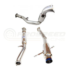 Invidia N1 Turbo Back Exhaust Resonated w/Catted Down Pipe, Ti Tip - Subaru WRX/STI GD 01-07