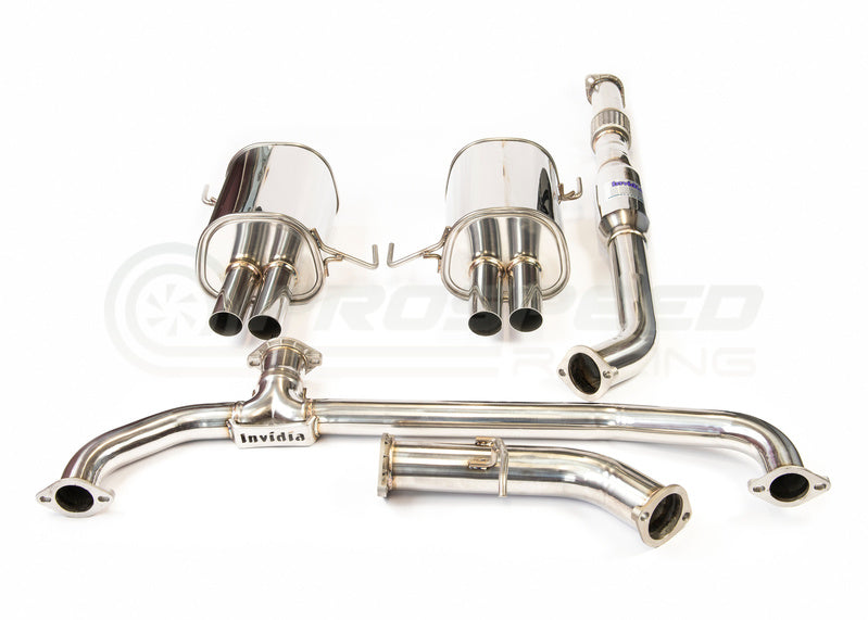 Invidia Q300 Turbo Back Exhaust w/SS Straight Cut Tips - Subaru Liberty GT BL 07-09 (5AT Auto)