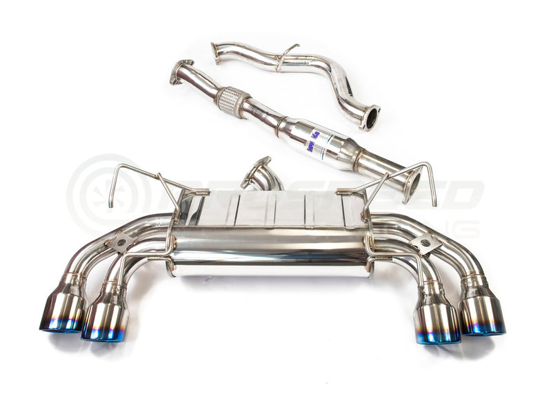 Invidia Q300 Turbo Back Exhaust w/Ti Tips - Subaru 11-14 WRX/08-14 STI (Hatch)