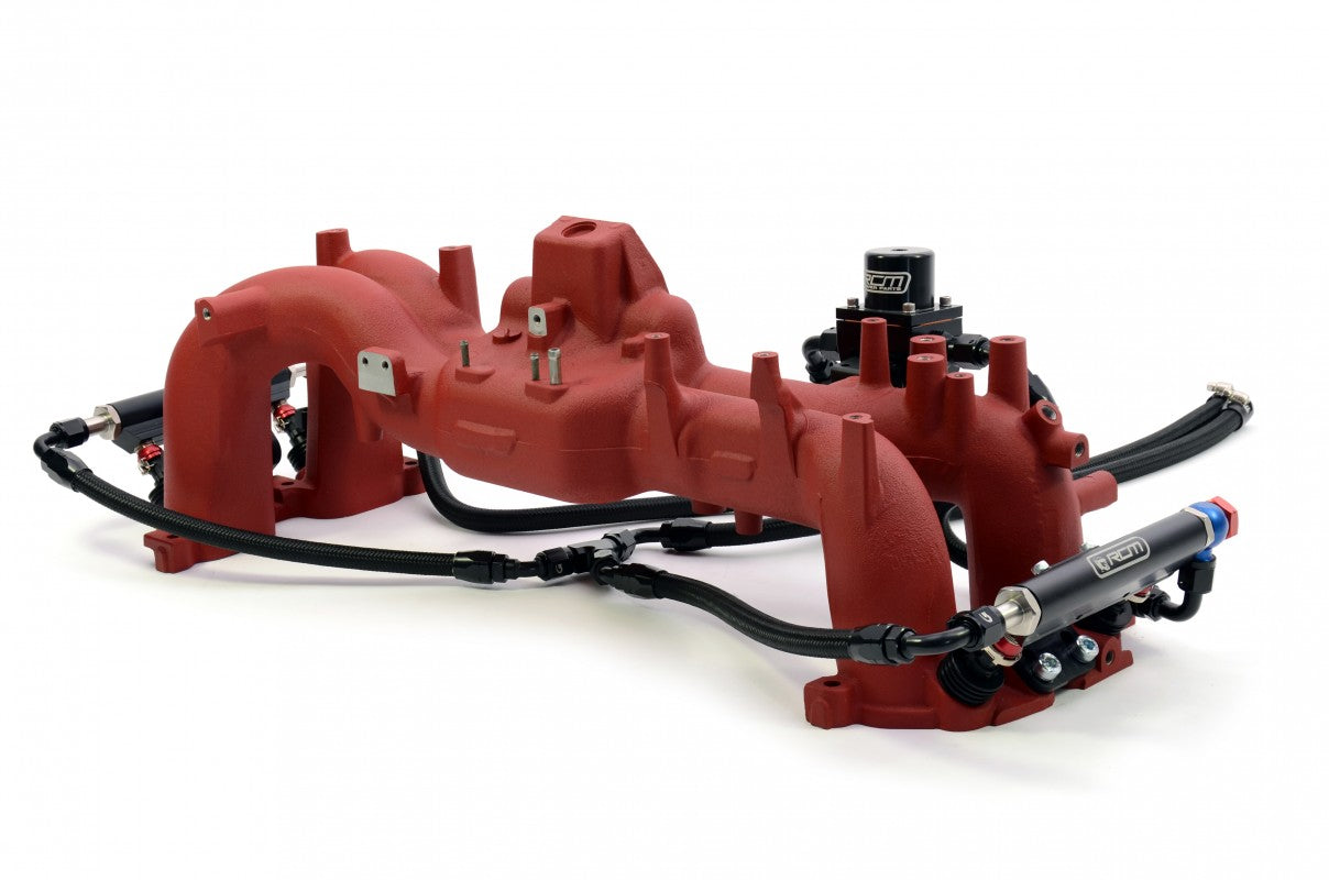 RCM V5/6 TOP FEED FUEL RAIL CONVERSION KIT / ROTATED TURBO