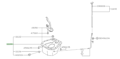 Subaru Oil Sump Pan Twin Scroll V7 - V8 2002 - 06
