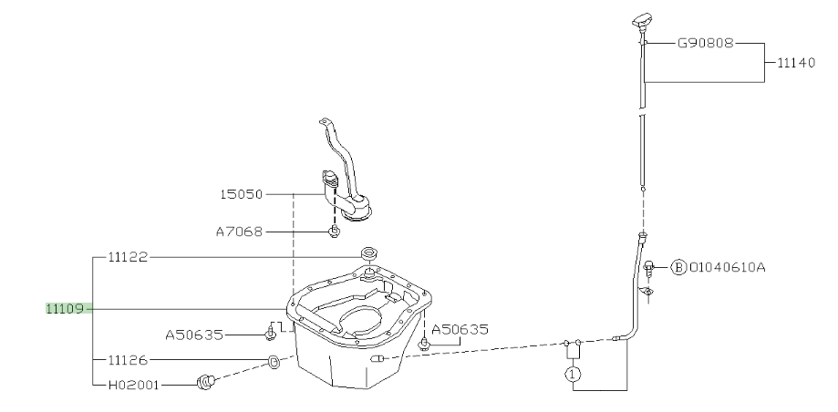 Subaru Oil Sump Pan GC8/GDA/GDB V1 - V6 1992 - 2000
